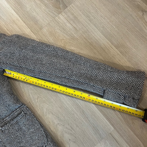 LAST KISS Tweed Wool blend Jacket with toggles - Picture 10 of 10